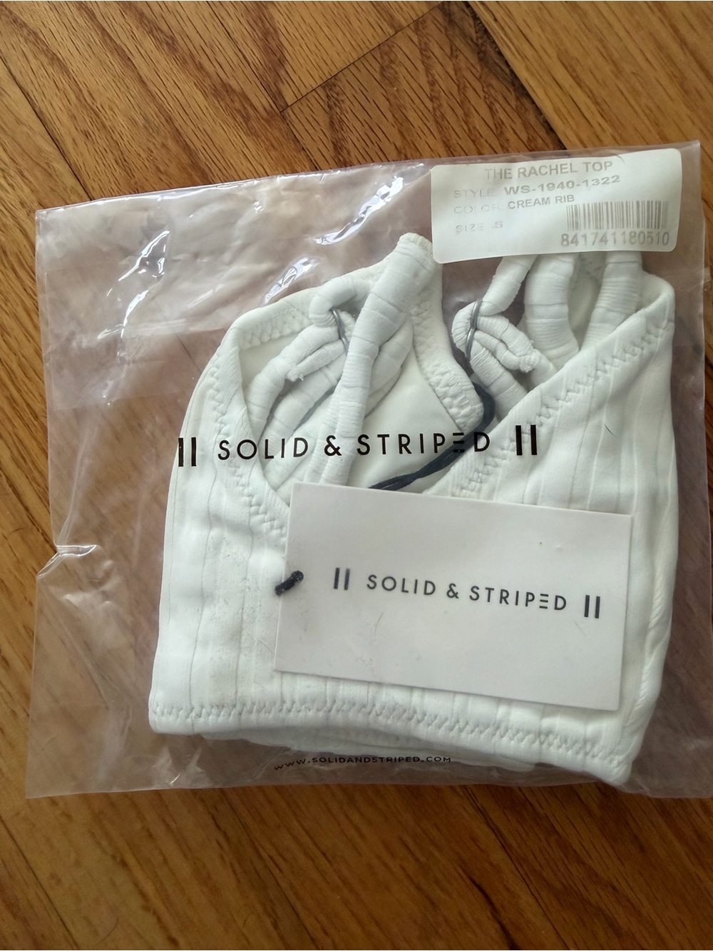 Solid & Striped Cream Rib Women’s Top